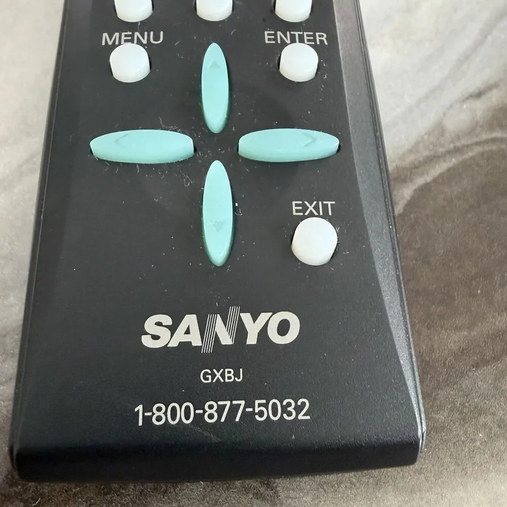 Sanyo GXBJ LCD TV Remote Control DP26648 DP32648 DP37649 DP42848 OEM - Tested - Picture 2 of 8